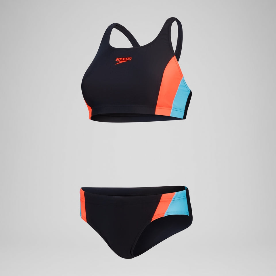 Speedo Colourblock Splice 2.0 Bikini Black/Red