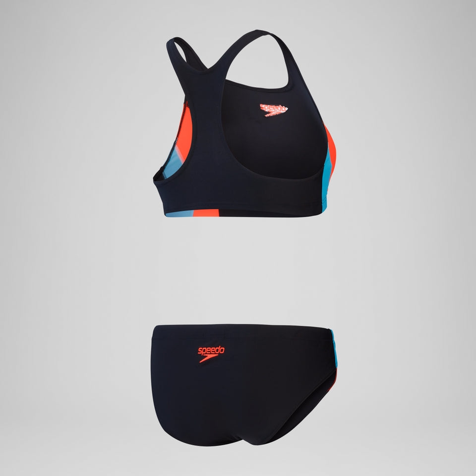 Speedo Colourblock Splice 2.0 Bikini Black/Red