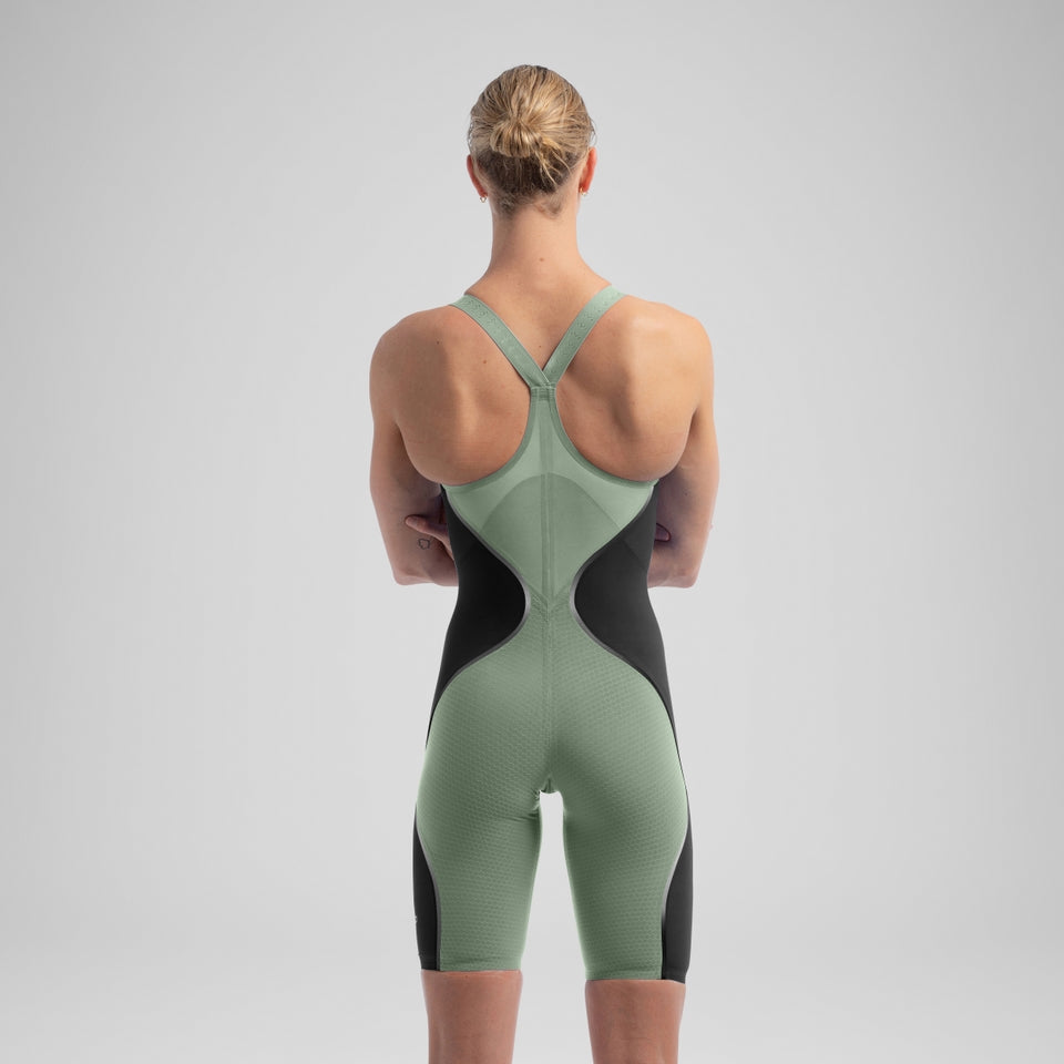 Speedo Fastskin LZR Pure Intent 2.0 Closedback Kneeskin Green/Black