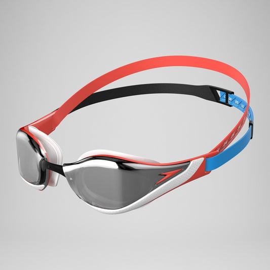Speedo Fastskin Pure Focus Mirror Goggles Red/Black/White