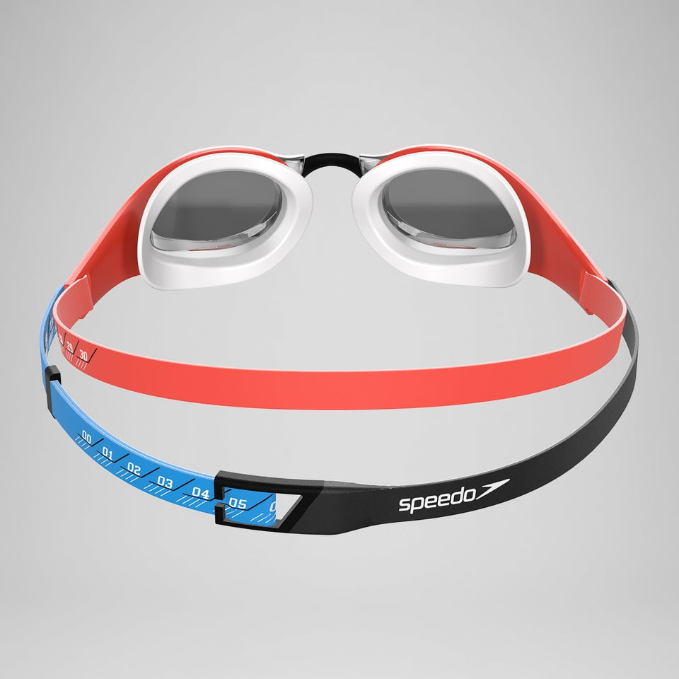 Speedo Fastskin Pure Focus Mirror Goggles Red/Black/White