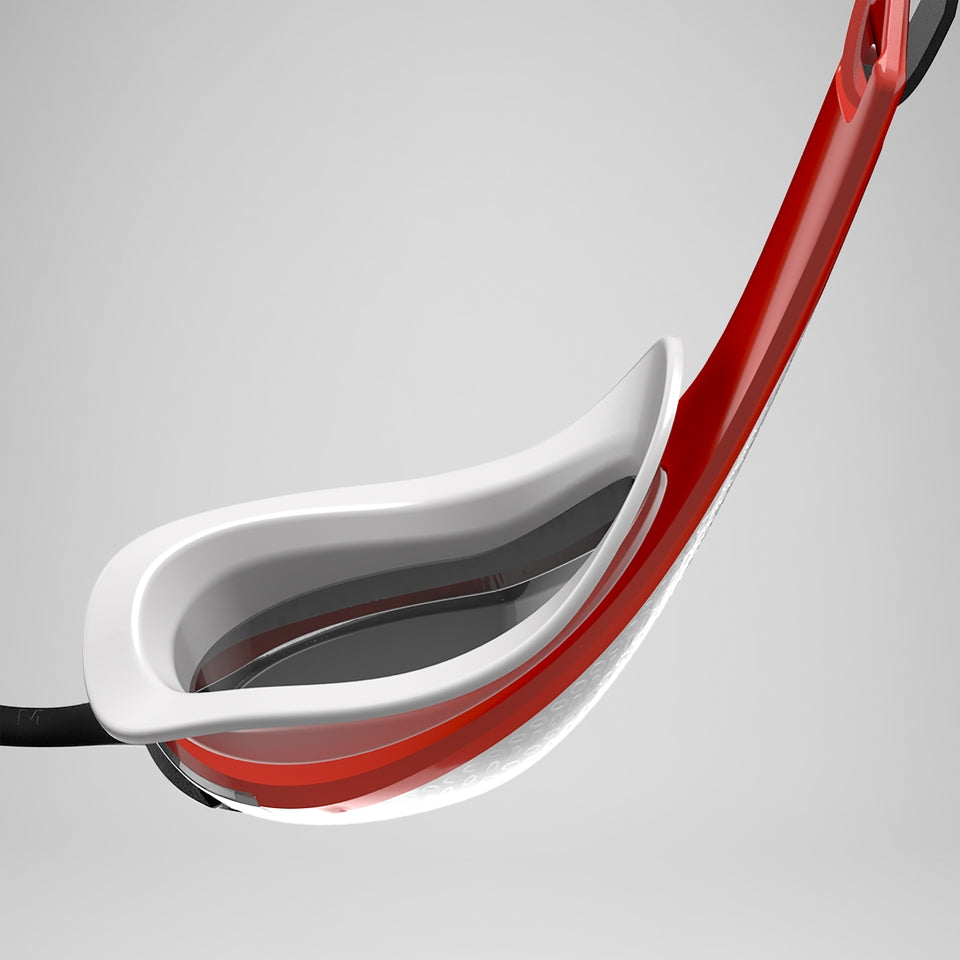 Speedo Fastskin Pure Focus Mirror Goggles Red/Black/White