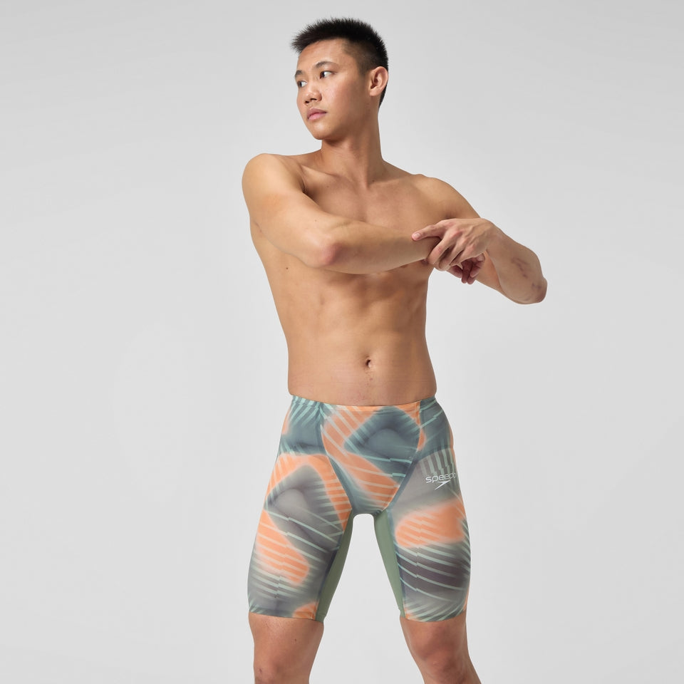 Speedo Fastskin LZR Pure Valor 2.0 High Waist Jammer Green/Orange