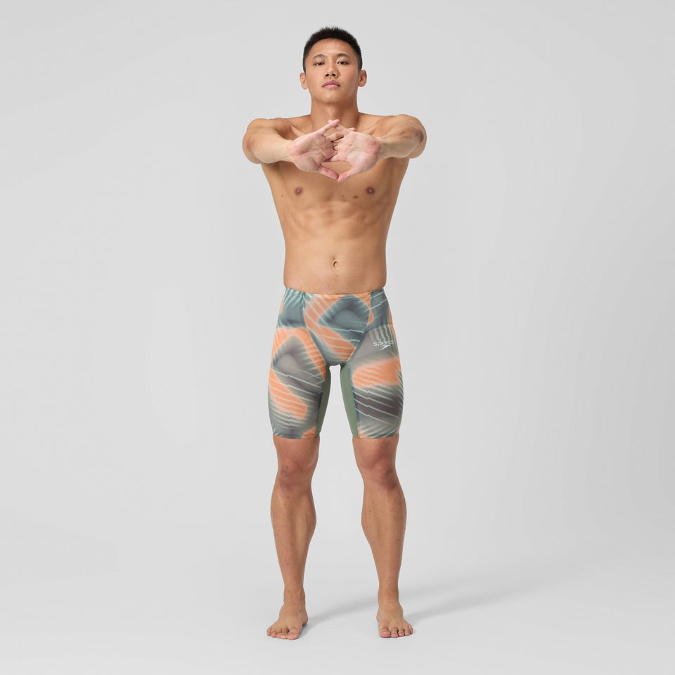 Speedo Fastskin LZR Pure Valor 2.0 High Waist Jammer Green/Orange