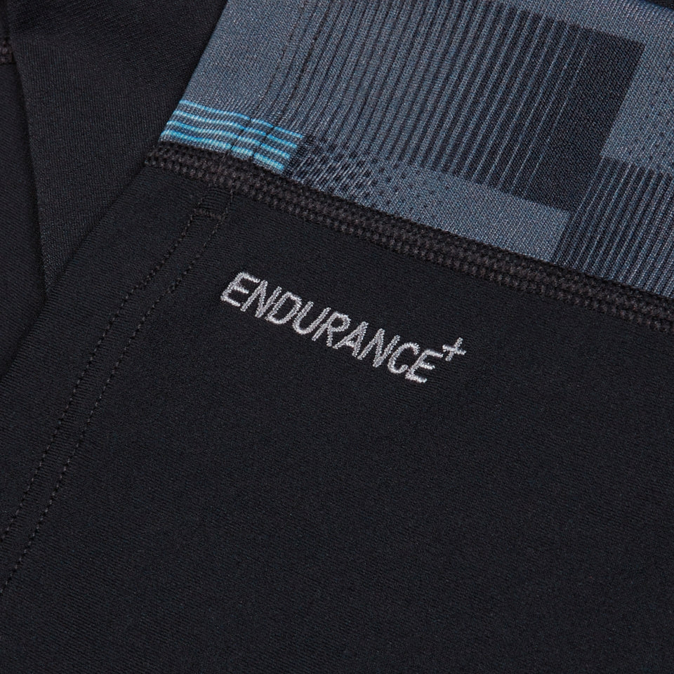 Speedo Endurance+ Splice Rash Top Black/Grey