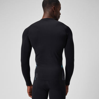 Speedo Endurance+ Splice Rash Top Black/Grey