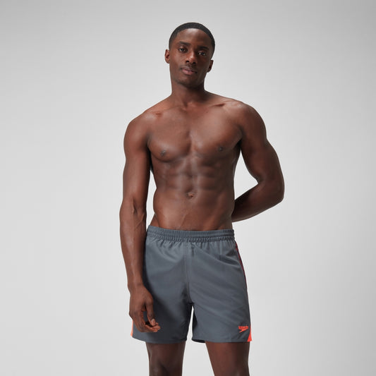 Speedo HyperBoom Splice 16" Swim Shorts Grey/Red