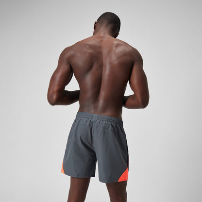 Speedo HyperBoom Splice 16" Swim Shorts Grey/Red