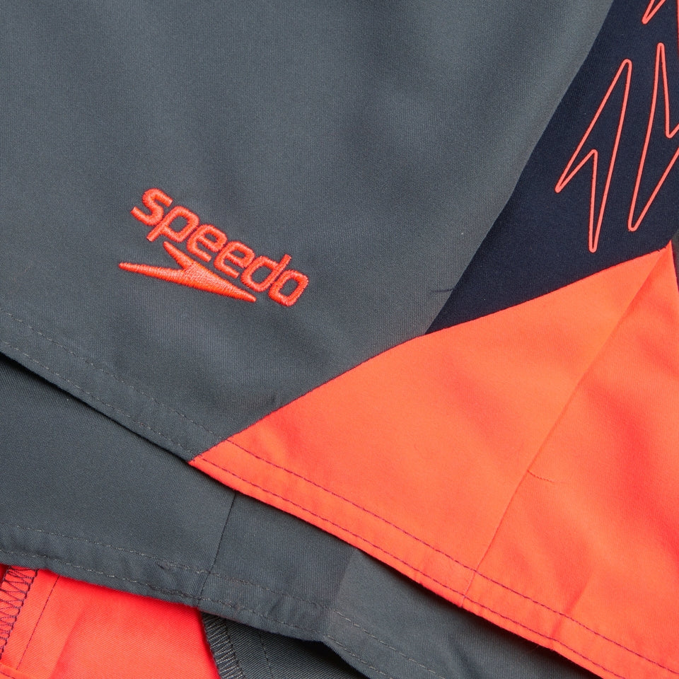 Speedo HyperBoom Splice 16" Swim Shorts Grey/Red