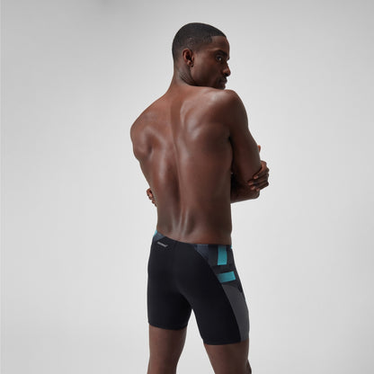 Speedo Endurance+ Max Splice Mid Jammer Black/Grey