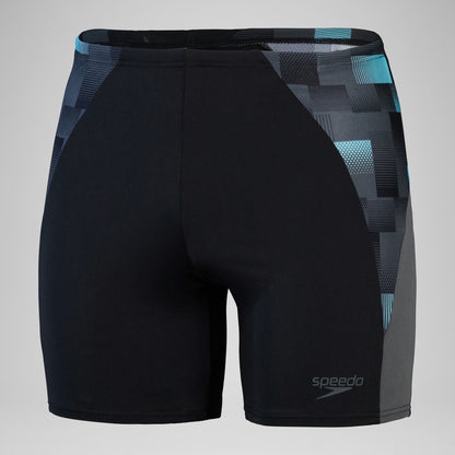 Speedo Endurance+ Max Splice Mid Jammer Black/Grey