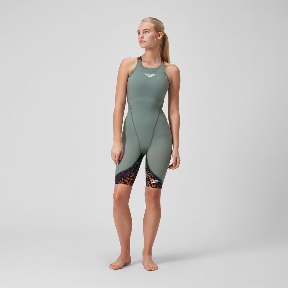 Speedo Fastskin LZR Ignite Kneeskin Green/Black