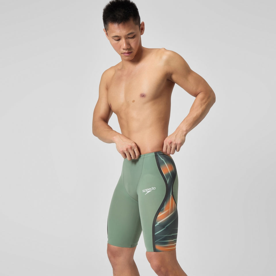 Speedo Fastskin LZR Pure Intent 2.0 High Waist Jammer Green/Orange
