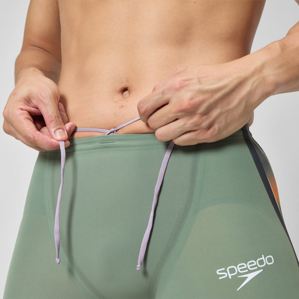 Speedo Fastskin LZR Pure Intent 2.0 High Waist Jammer Green/Orange