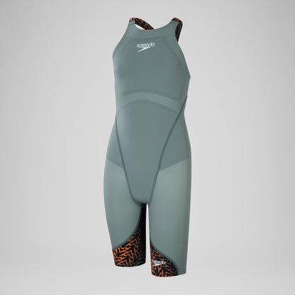 Speedo Girls' Fastskin LZR Ignite Kneeskin Green/Black