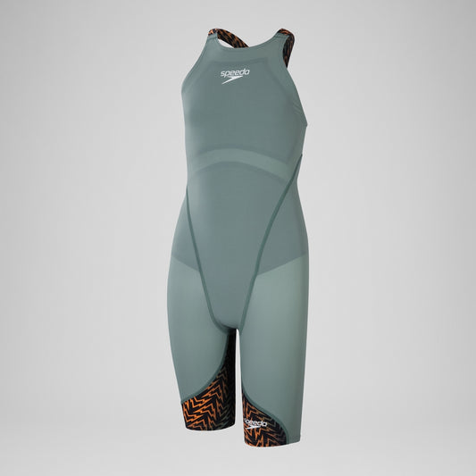 Speedo Girls' Fastskin LZR Ignite Kneeskin Green/Black