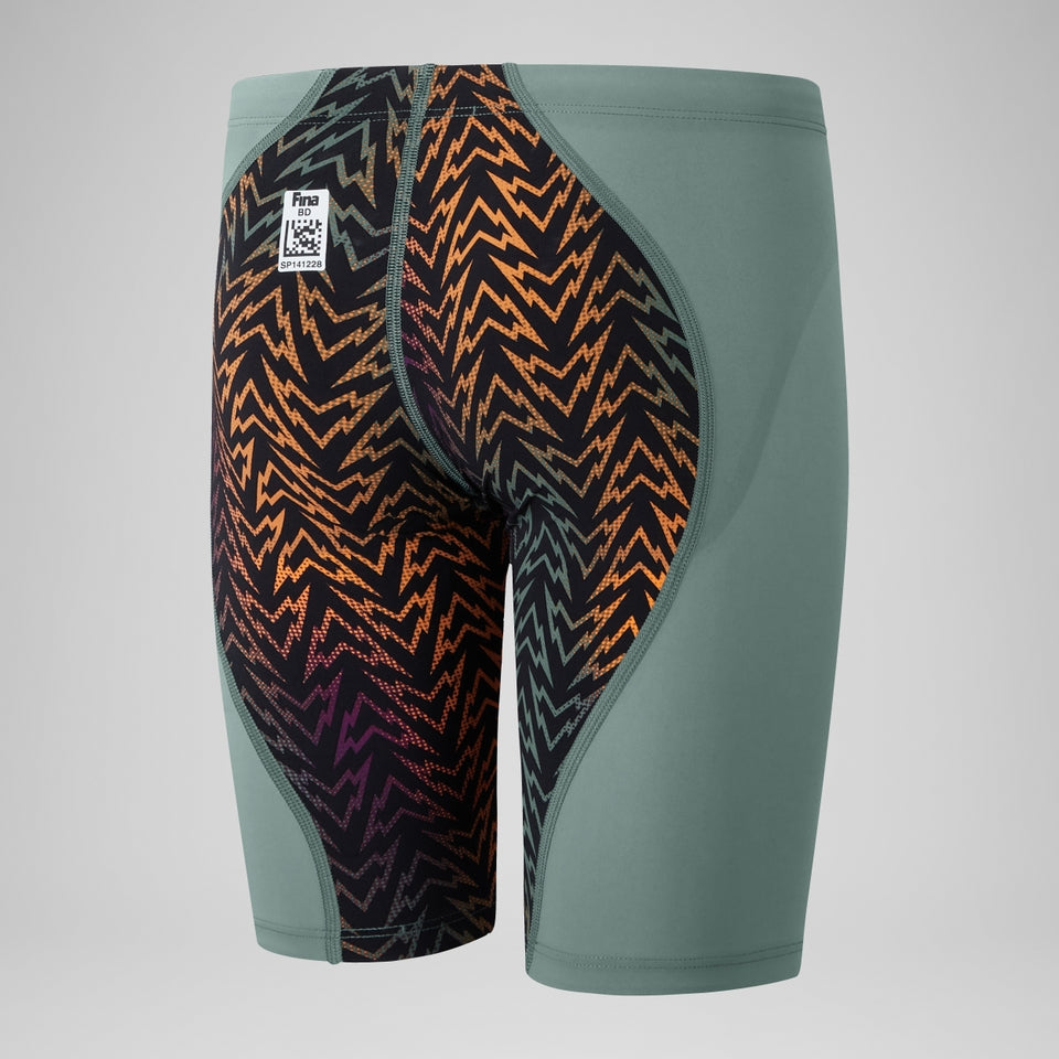 Speedo Boys' Fastskin LZR Ignite Jammer Green/Black