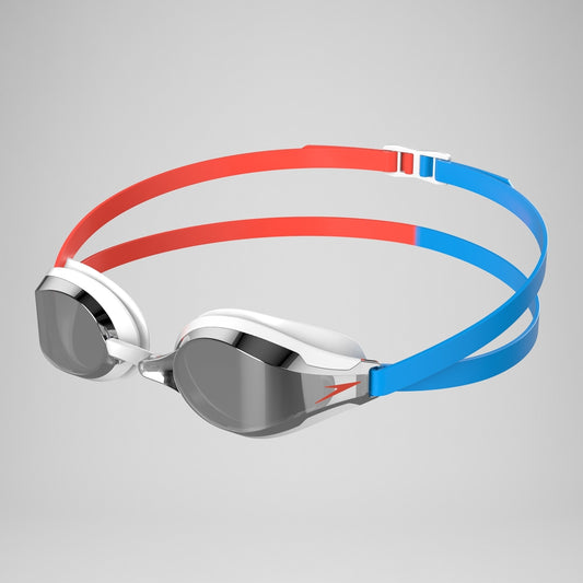 Speedo Fastskin Speedsocket 2 Mirror Goggles Red/Blue