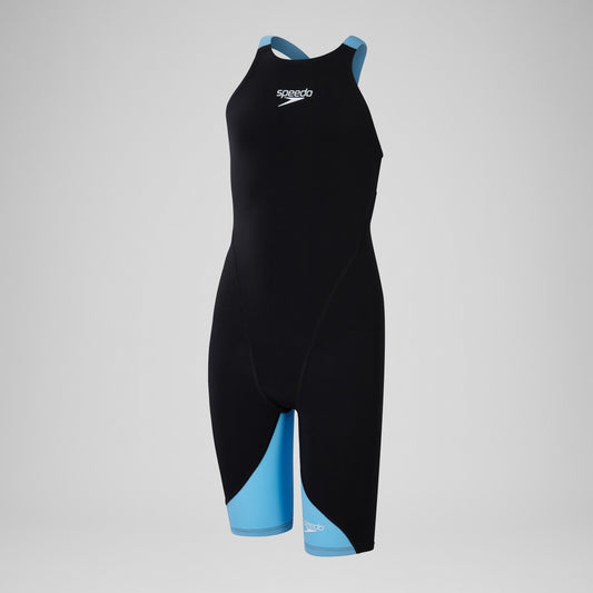 Speedo Girls' Fastskin LZR Ignite Kneeskin Black/Blue