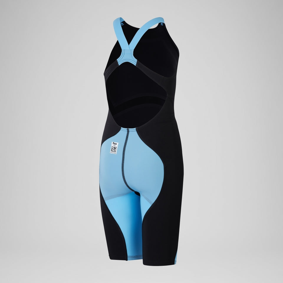 Speedo Girls' Fastskin LZR Ignite Kneeskin Black/Blue