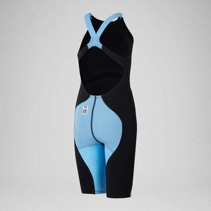 Speedo Girls' Fastskin LZR Ignite Kneeskin Black/Blue