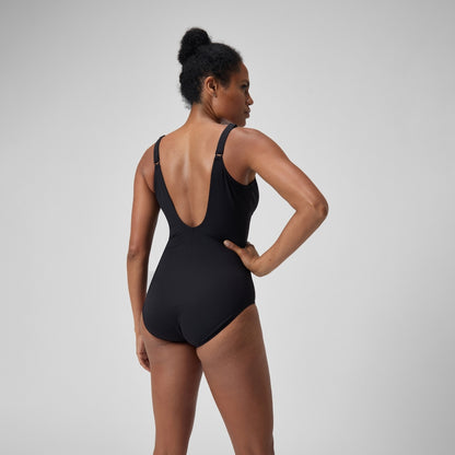 Speedo Shaping AquaNite Longer Body Swimsuit Black