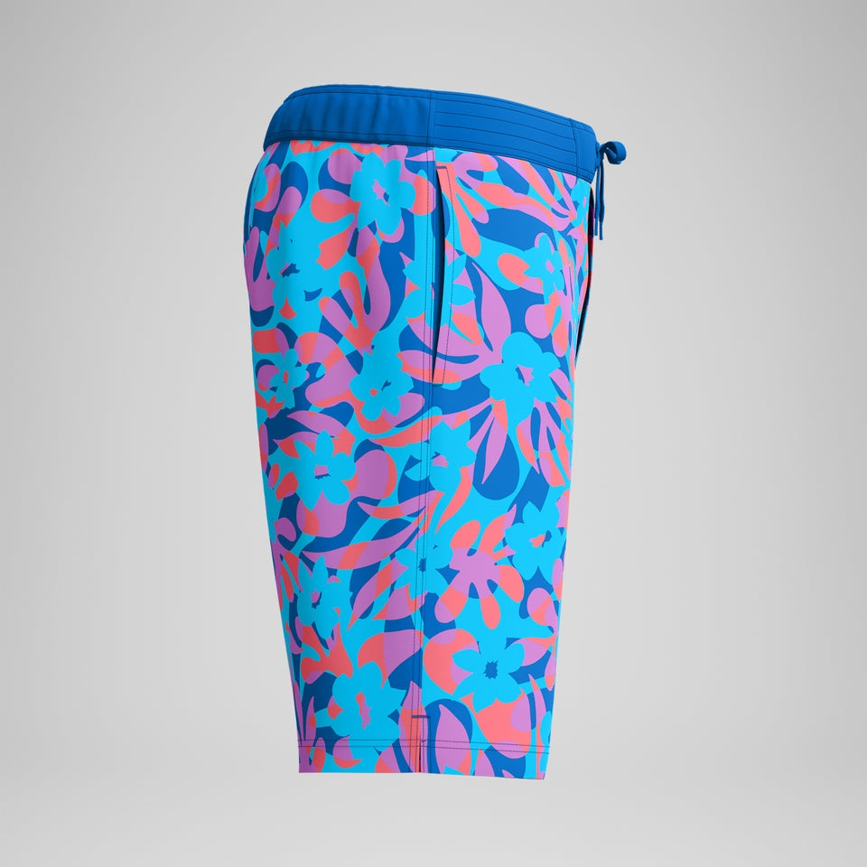 Speedo Printed 20'' Bondi Swim Shorts Blue/Pink