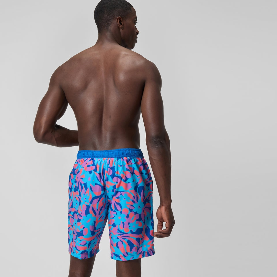 Speedo Printed 20'' Bondi Swim Shorts Blue/Pink