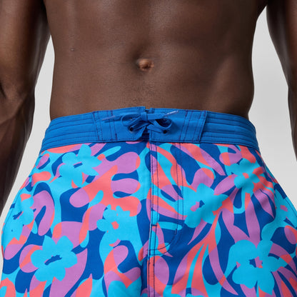 Speedo Printed 20'' Bondi Swim Shorts Blue/Pink