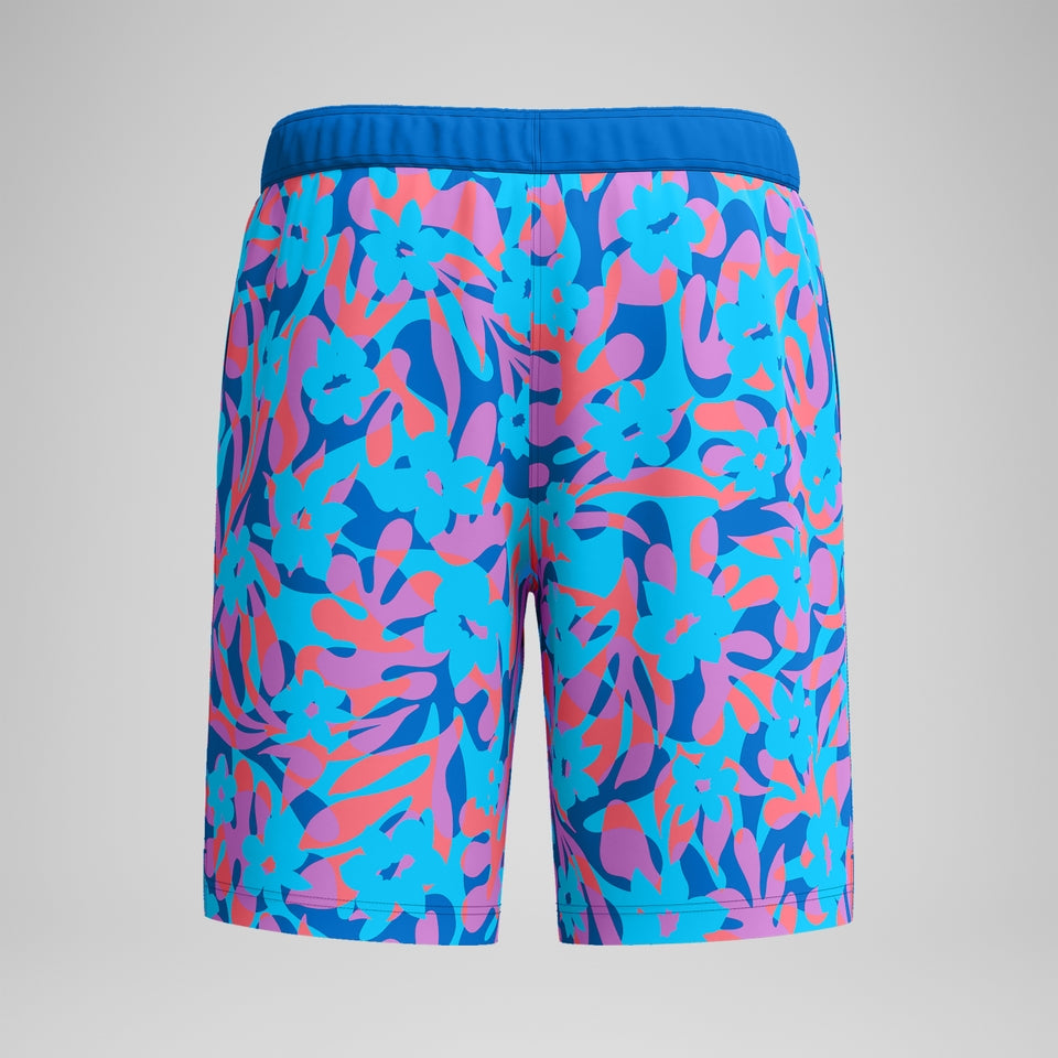 Speedo Printed 20'' Bondi Swim Shorts Blue/Pink