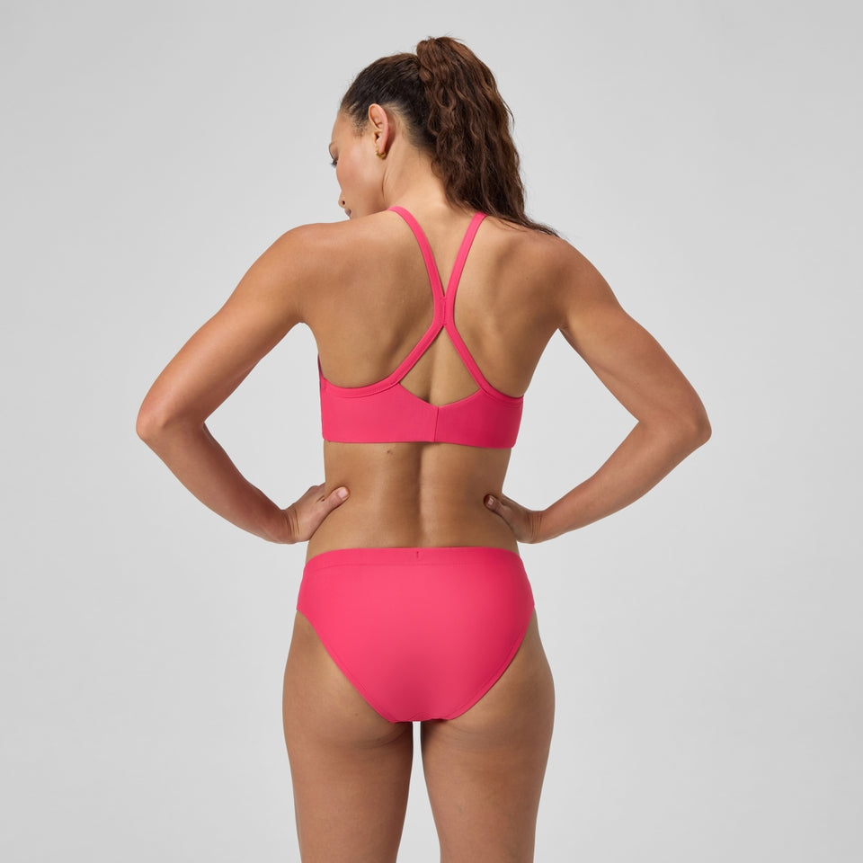 Speedo Solid Classic Bikini Bottom Pink