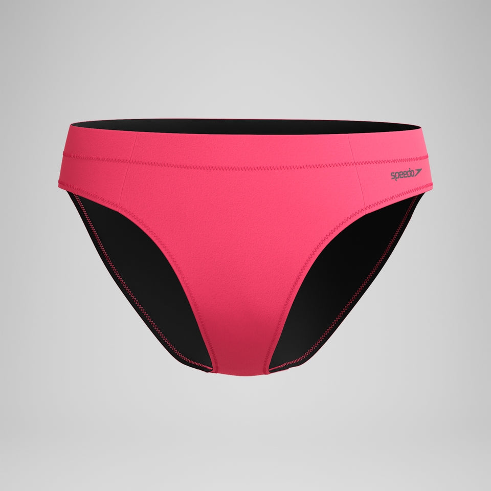 Speedo Solid Classic Bikini Bottom Pink