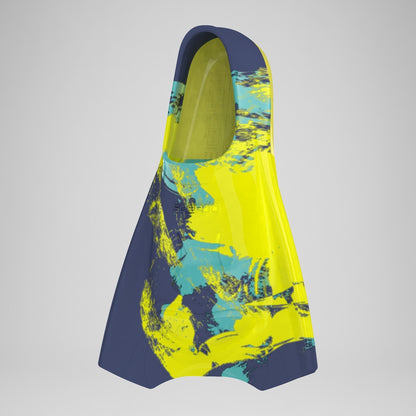 Speedo Adult Short Blade Fin Yellow/Turquoise