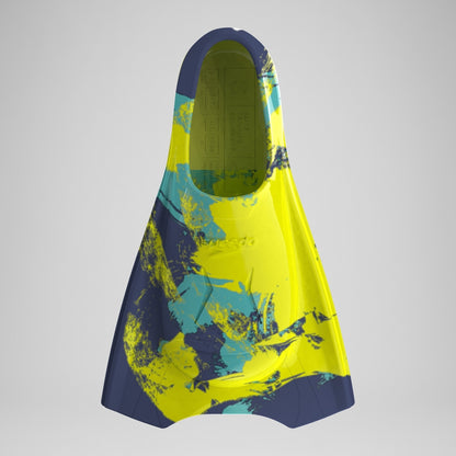 Speedo Adult Short Blade Fin Yellow/Turquoise