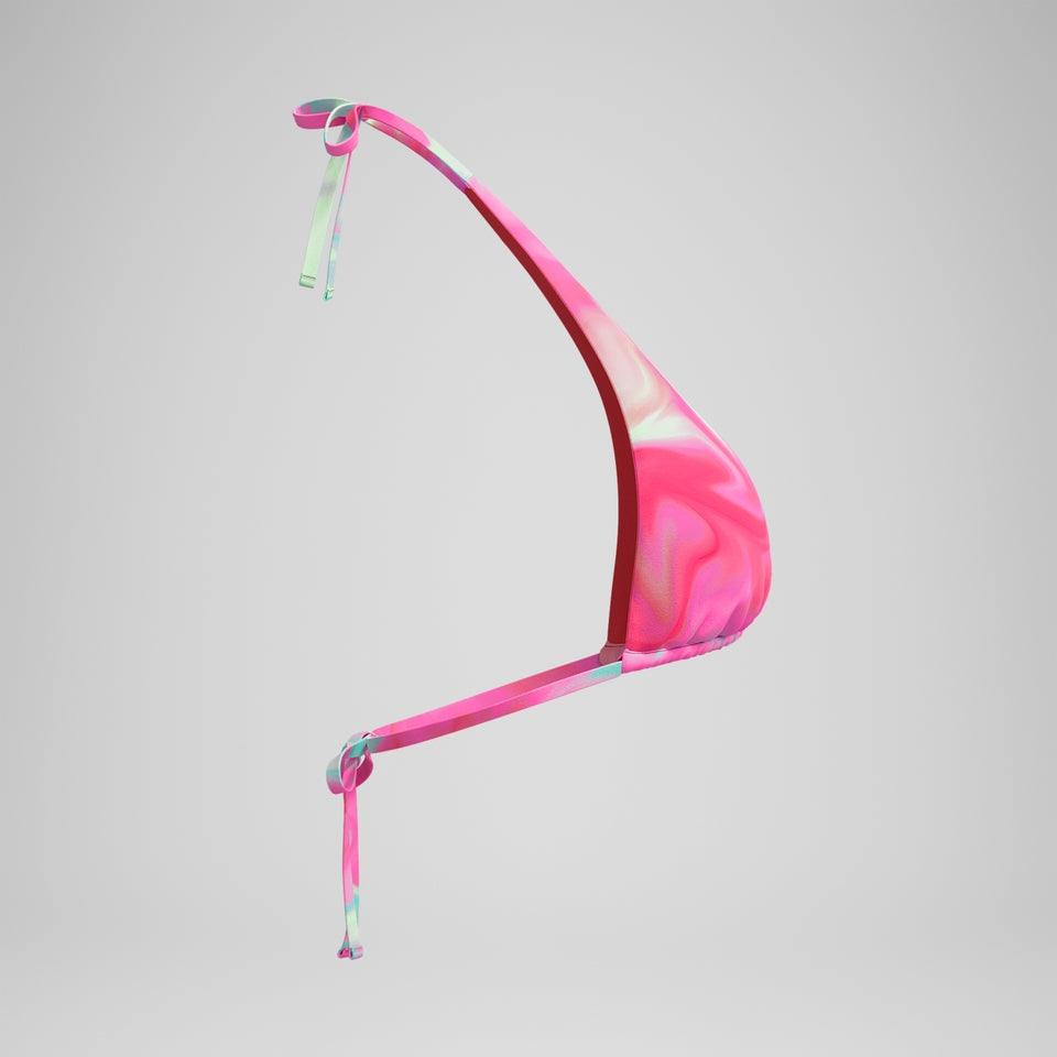 Speedo FLU3NTE Printed Convertible Bikini Top Pink/Coral