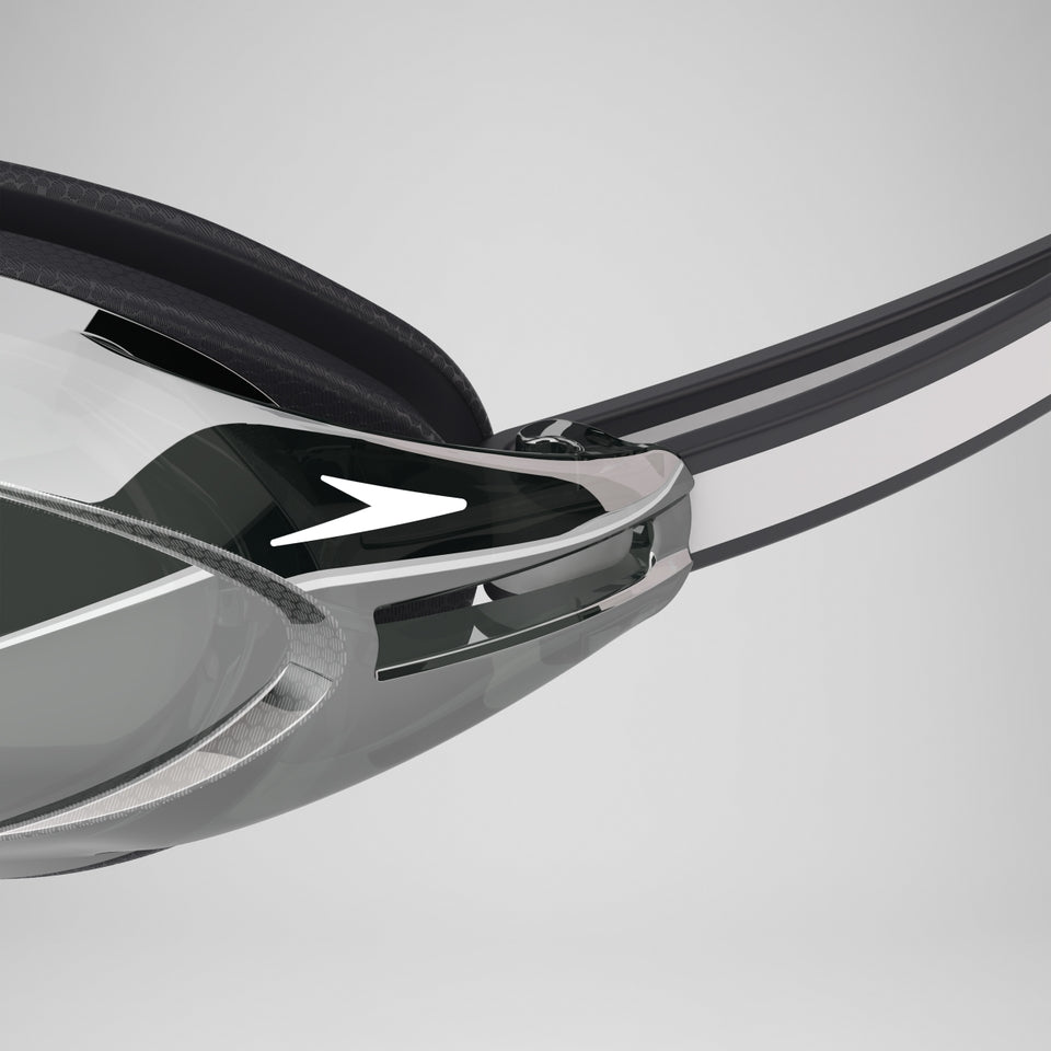 Speedo Adult Vanquisher 3.0 Mirror Goggles Black/Smoke