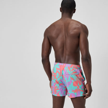 Speedo Printed 14'' Redondo Edge Swim Shorts Pink/Orange