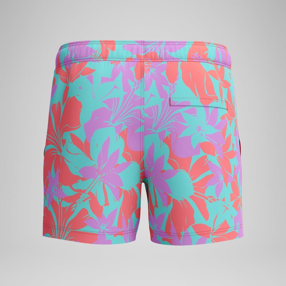 Speedo Printed 14'' Redondo Edge Swim Shorts Pink/Orange