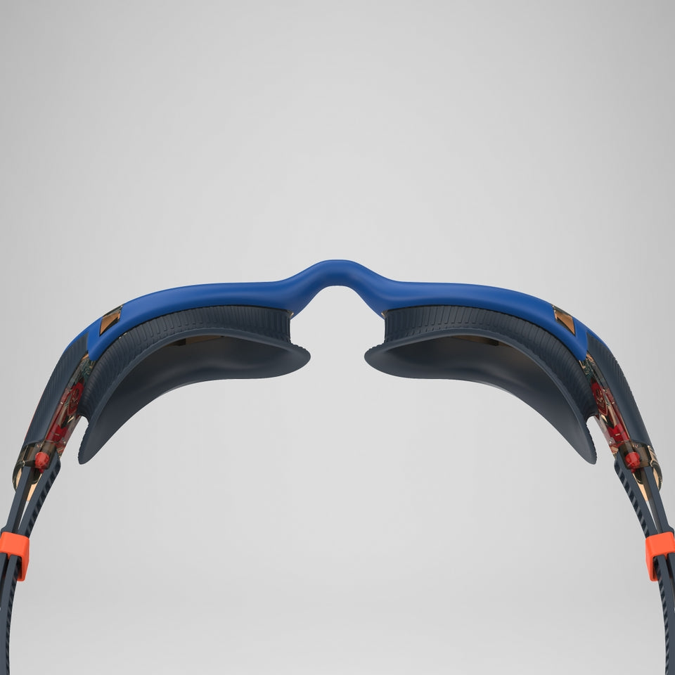 Speedo Adult Biofuse 2.0 Goggles Navy/Orange