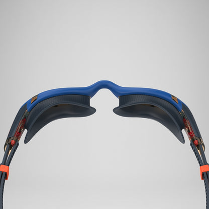 Speedo Adult Biofuse 2.0 Goggles Navy/Orange