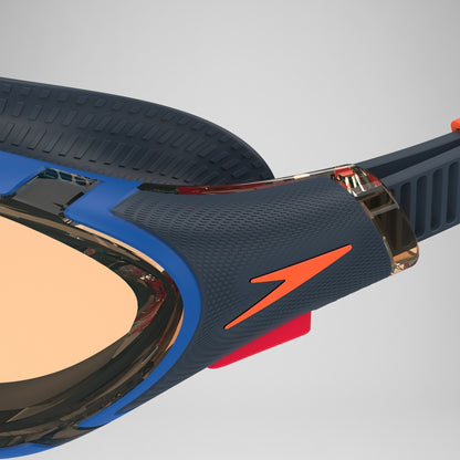 Speedo Adult Biofuse 2.0 Goggles Navy/Orange