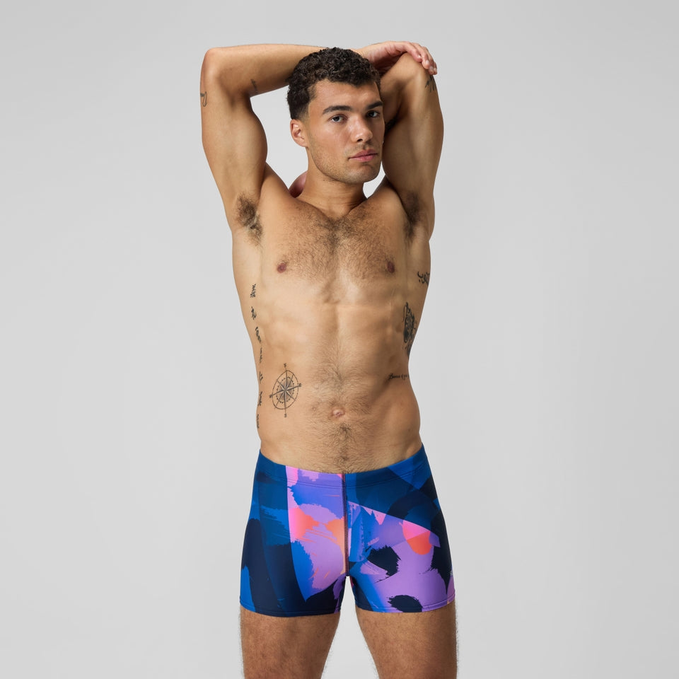 Speedo Printed Beachstar Aquashort Blue/Pink