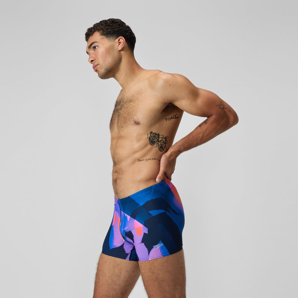 Speedo Printed Beachstar Aquashort Blue/Pink