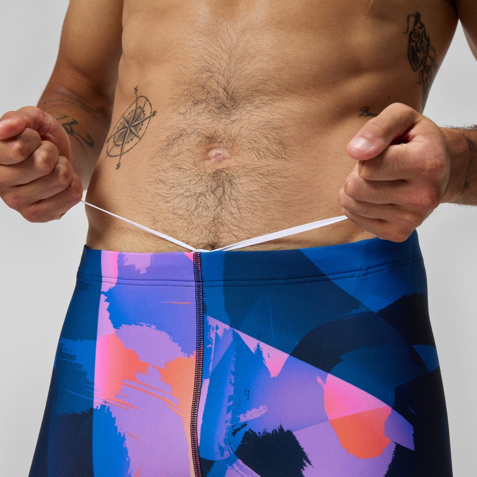 Speedo Printed Beachstar Aquashort Blue/Pink