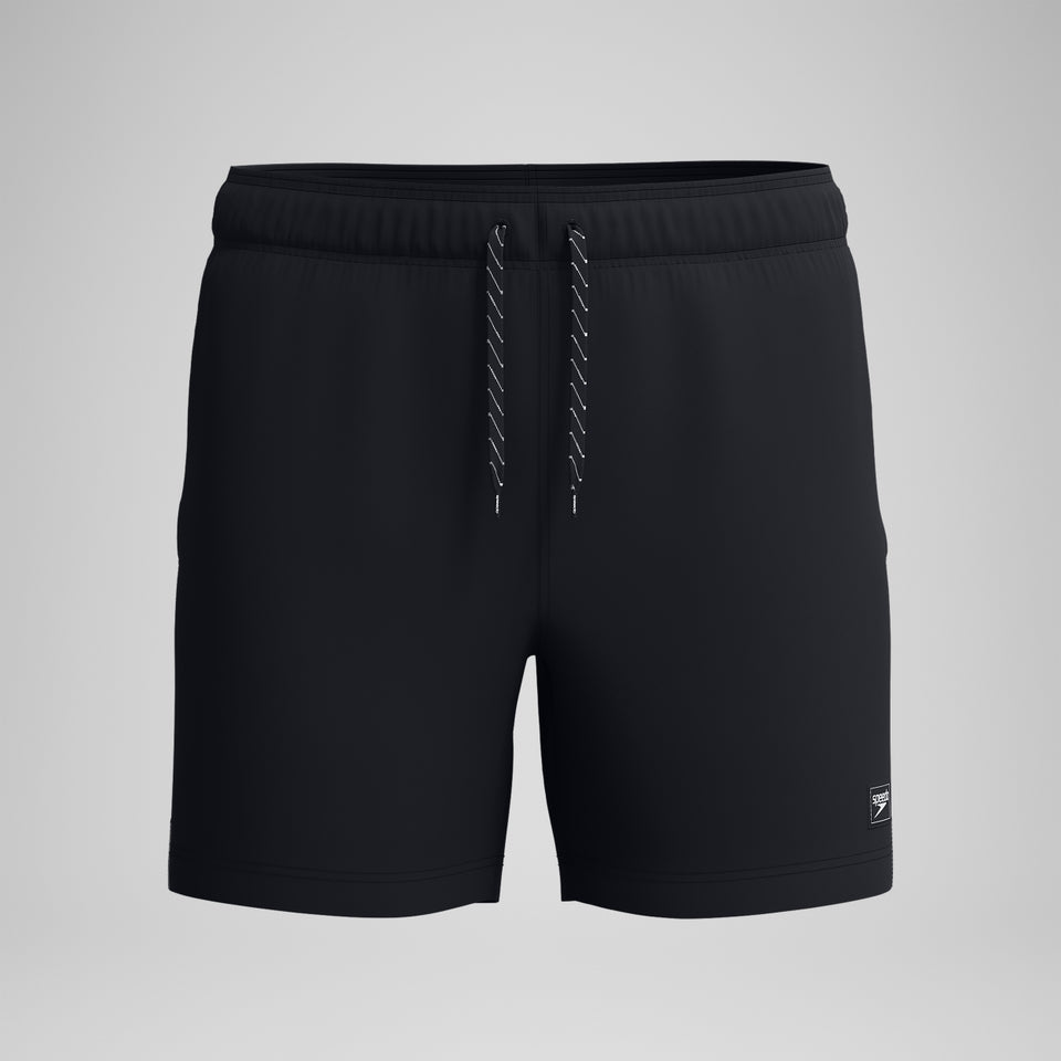 Speedo Solid 16'' Redondo Edge Swim Shorts Black