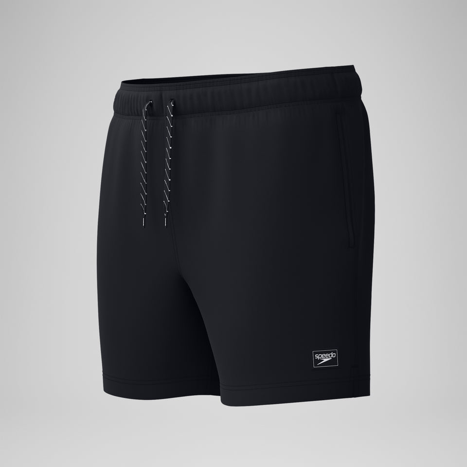 Speedo Solid 16'' Redondo Edge Swim Shorts Black