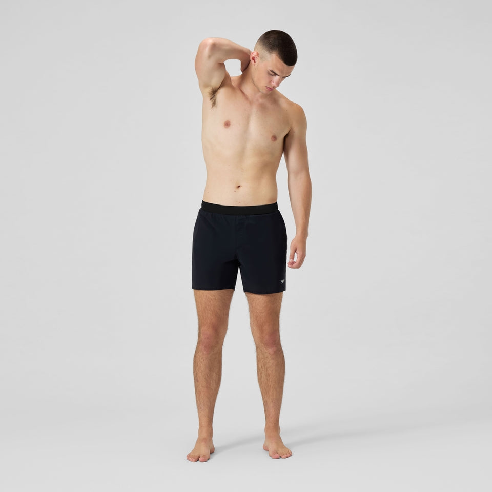 Speedo Lookout Solid 16'' Swim Shorts Black