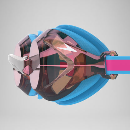 Speedo Junior Vanquisher 3.0 Mirror Goggles Pink/Blue