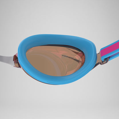 Speedo Junior Vanquisher 3.0 Mirror Goggles Pink/Blue