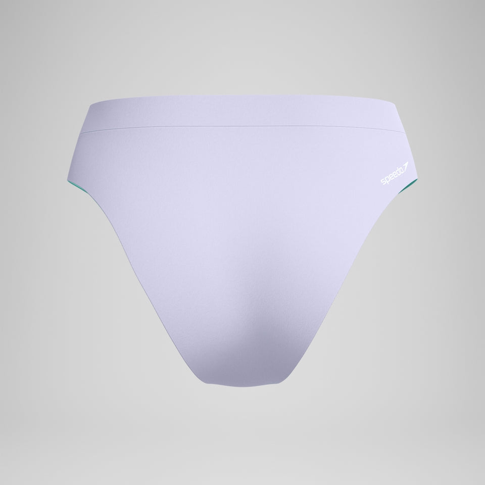Speedo FLU3NTE Solid Hi Waist Bikini Bottom Lilac